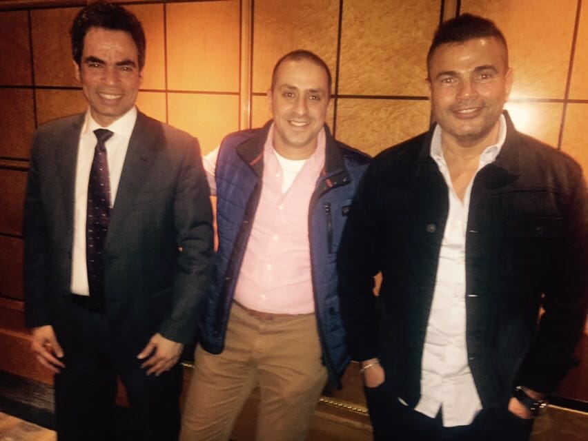 أحمد وهيب وعمرو دياب والأستاذ أحمد المسلماني - Ahmed Waheeb Amr Diab Ahmed Al-Mosalmany