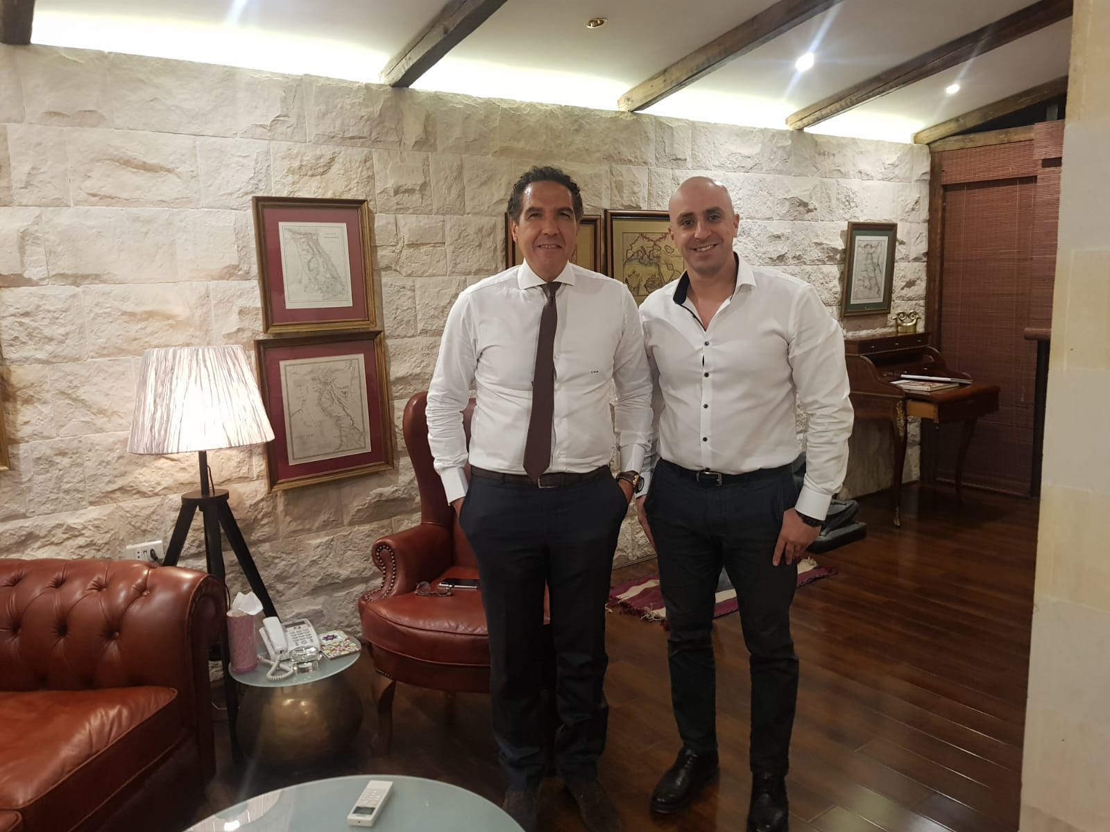 أحمد وهيب والدكتور مصطفى حجازي - Ahmed Waheeb with Dr. Mustafa Hijazi