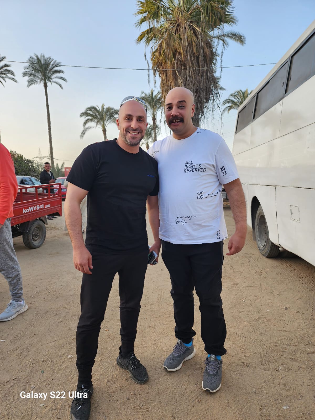 أحمد وهيب والفنان حاتم صلاح - Ahmed Waheeb with Artist Hatem Salah