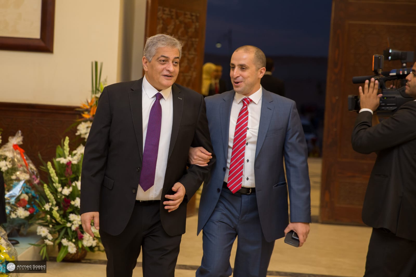 أحمد وهيب والإعلامي أسامة كمال - Ahmed Waheeb with TV Presenter Osama Kamal