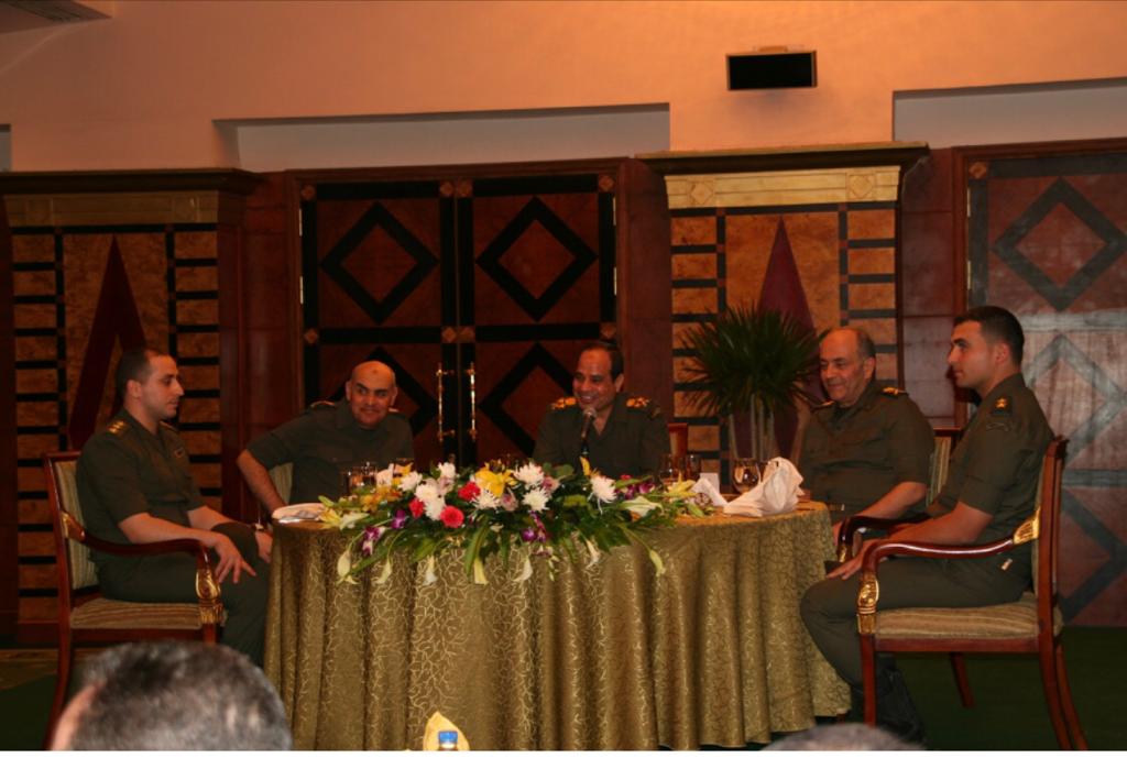 أحمد وهيب والرئيس عبد الفتاح السيسي - Ahmed Waheeb with President El-Sisi