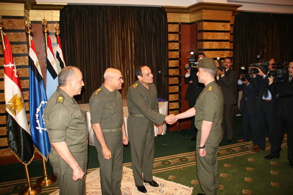 أحمد وهيب والرئيس عبد الفتاح السيسي - Ahmed Waheeb with President El-Sisi